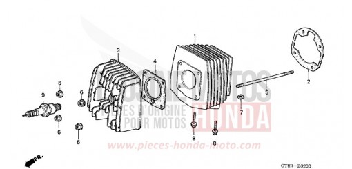 CYLINDRE/CULASSE PK50MR de 1994